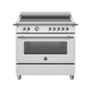 HER95I1EXT Heritage Stainless Induction Range Cooker