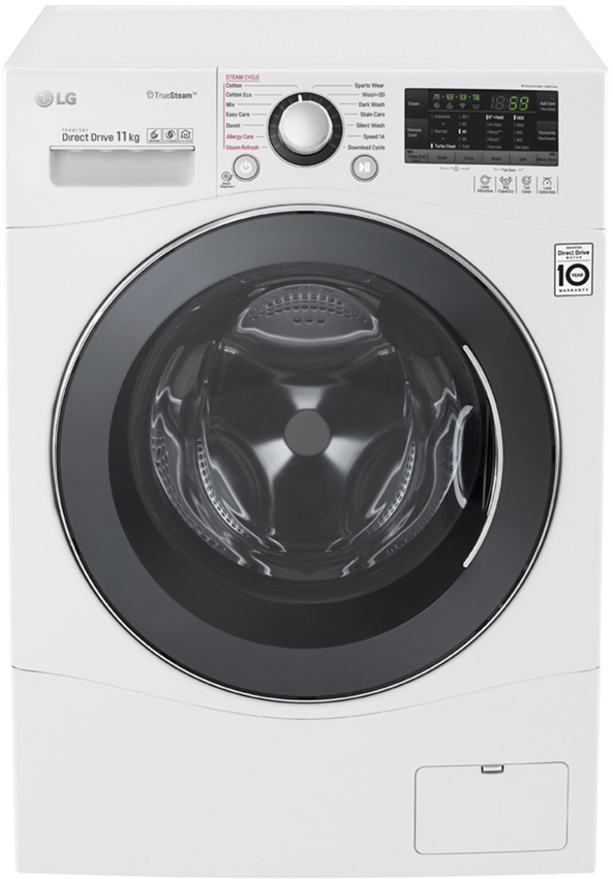 WD1411SBW - 11kg Front Load Washer with TrueSteam