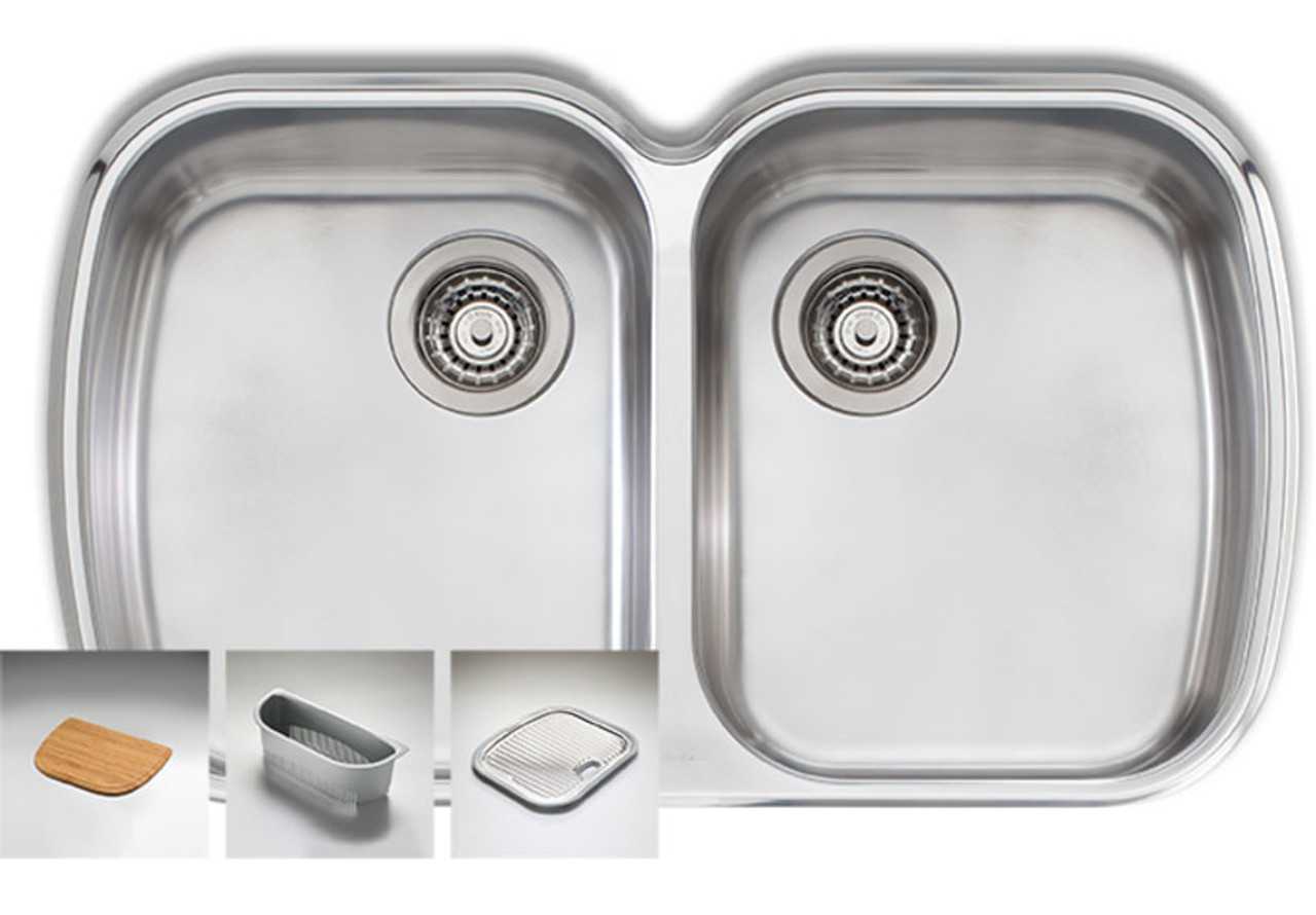 MO70U - Monet Double Bowl Sink