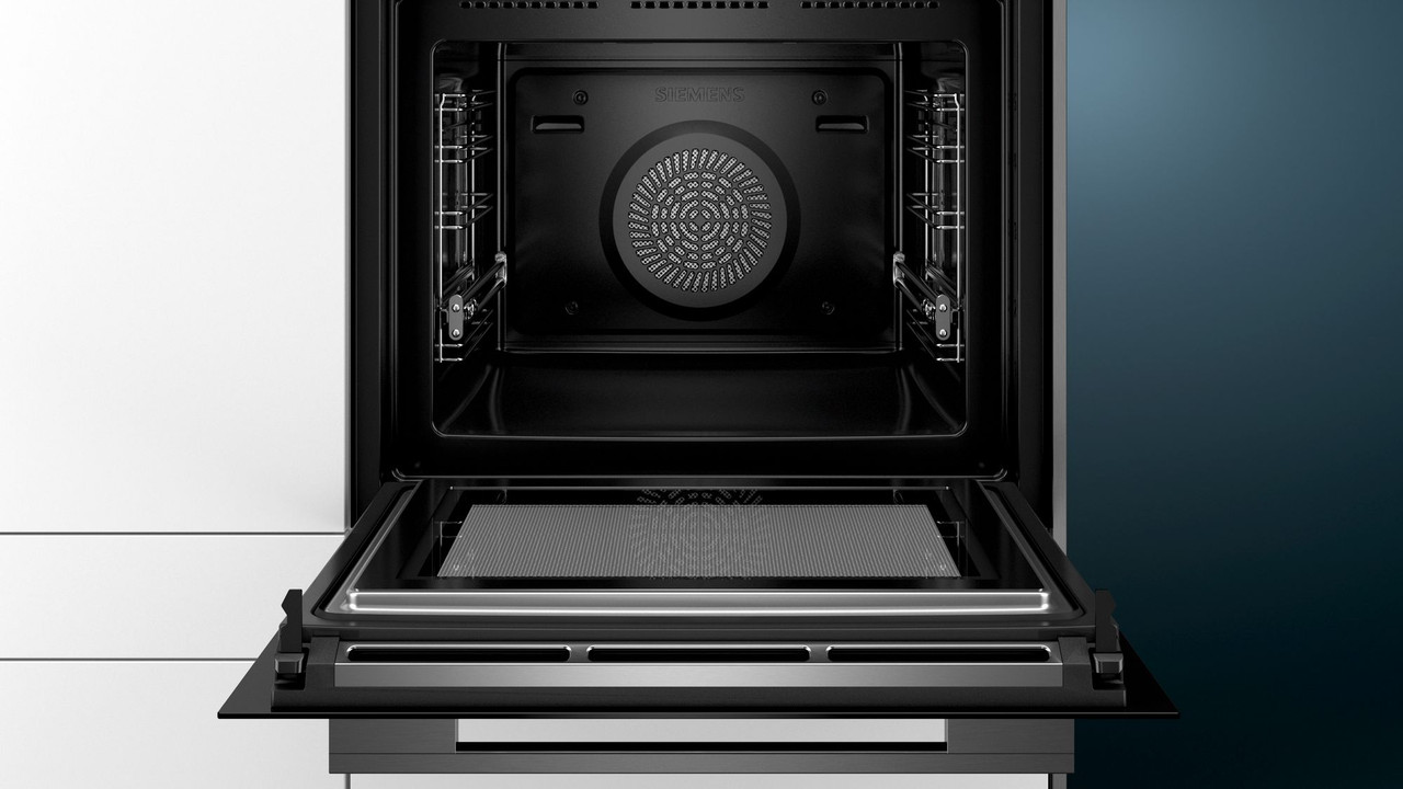 HM876G2B6A - 60cm IQ700 Multi Oven With Microwave And Pyrolytic Cleaning - Black Steel (Ex-Display)