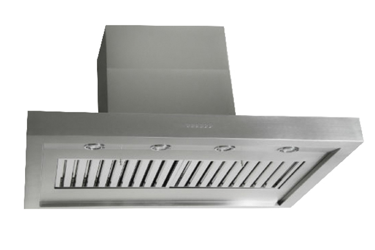 SLEM80 BBQ 1200 - 120cm Offboard Alfresco Canopy Rangehood With Remote Control - Stainless Steel