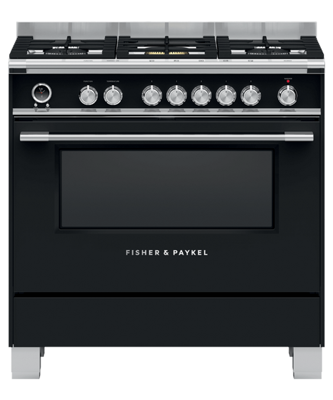 OR90SCG6B1 - 90cm Classic Style Freestanding Cooker, Pyrolytic Cleaning - Black