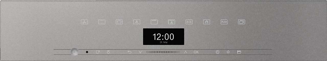 H 7464 BPX  - 60cm Handleless Multifunction Oven Seamless Design - Graphite Grey