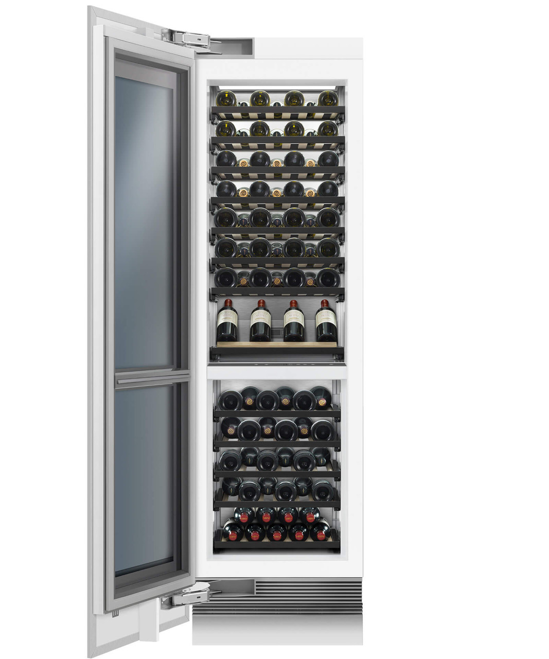 RS6121VL2K1 Integrated Column Wine Cabinet, 610mm - Left Hinge