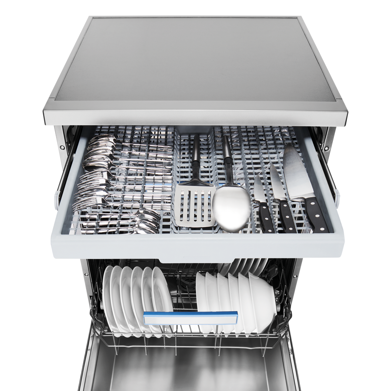 Freestanding Dishwasher with Cutlery 