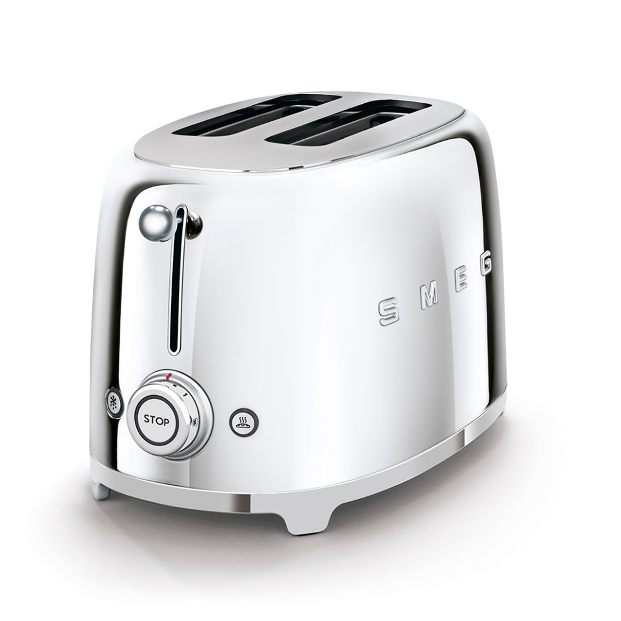 TSF01SSAU - 2 Slice Toaster, 50's Retro Style Aesthetic, CHROME