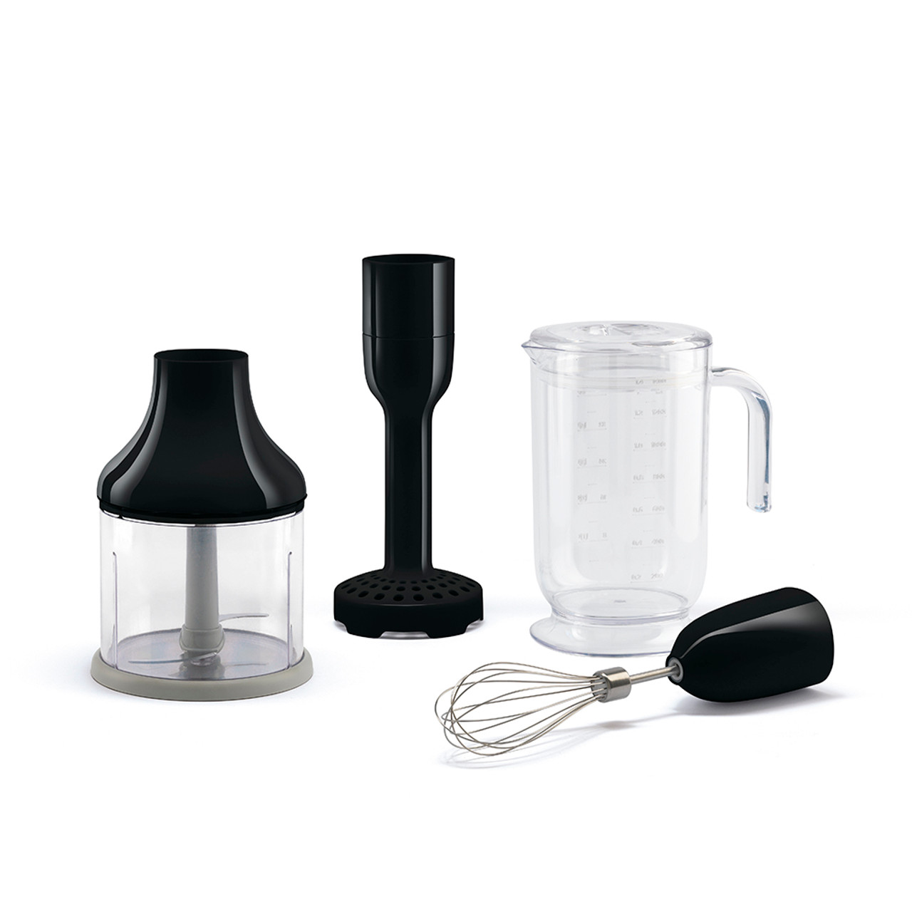 HBF02BLAU - Hand Blender, 50's Retro Style, BLACK