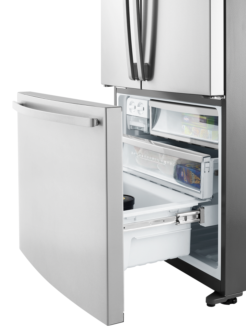 WHE6000SB - 605L Slim French Door Fridge - Stainless Steel