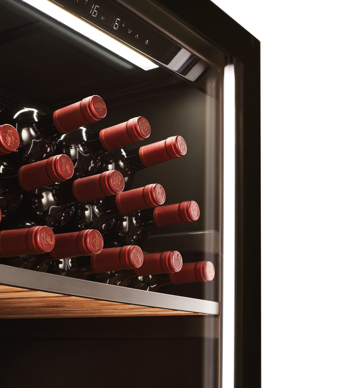 VWM198PBA - 126 Bottle Wine Cellar, Left Hinge - Black