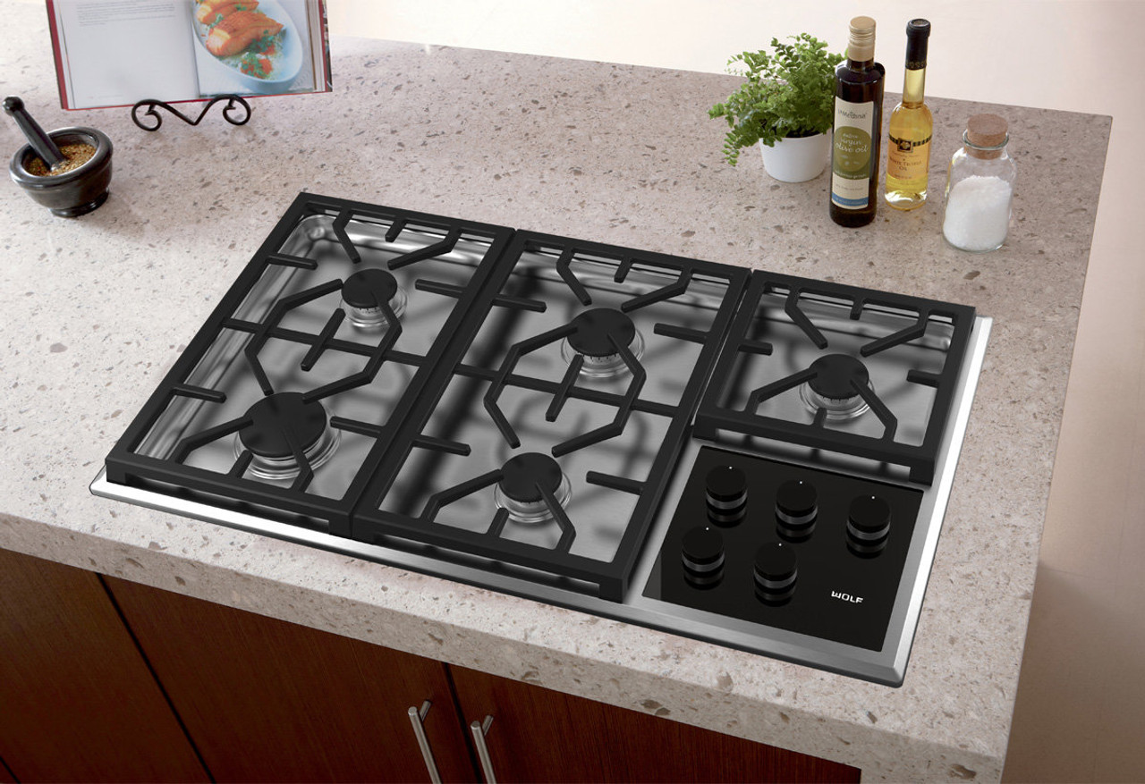 ICBCG365TS - 91cm Transitional Natural Gas 4 Burner Cooktop - Stainless Steel