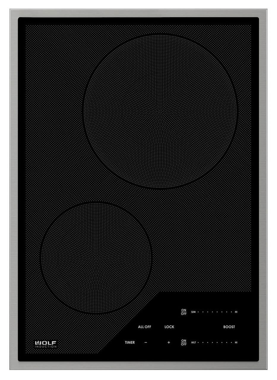 ICBCI152TFS - 38cm Transitional Induction 2 Zone Cooktop - Stainless Steel Trim