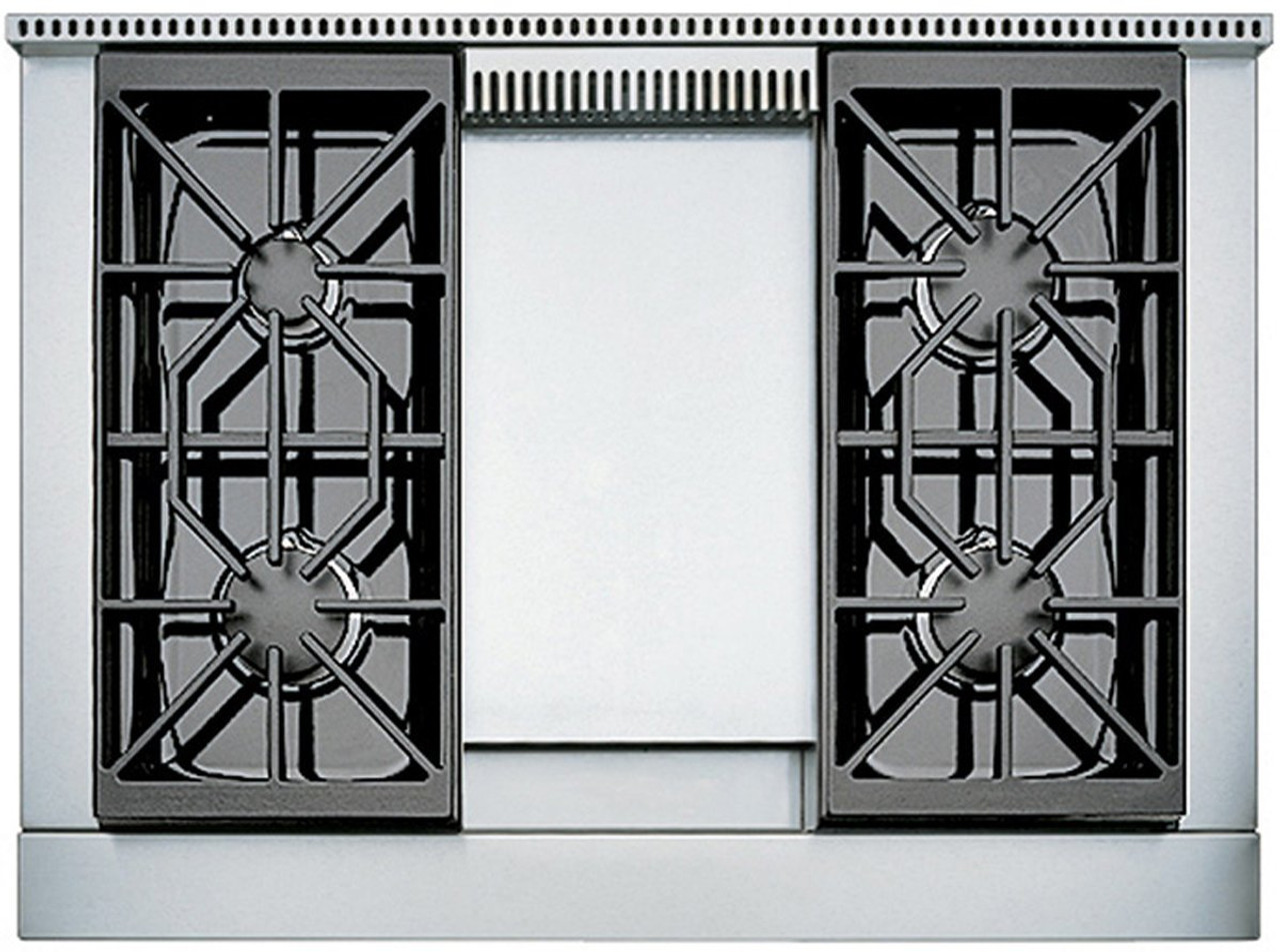 ICBSRT364G - 91cm 4 Burner Cooktop with Infrared Teppanyaki Plate - Stainless Steel