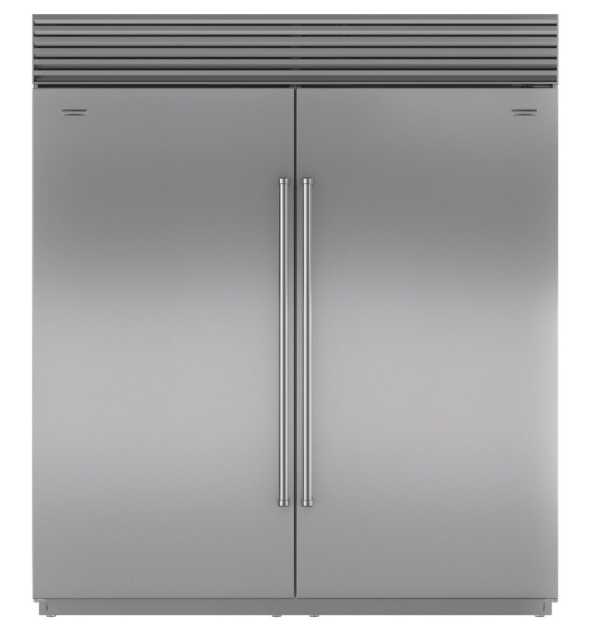 ICBBI36FSPHRH - 704L Built-In Classic Freezer with Internal Ice Maker, Pro Handle - Stainless Steel, Right Hinge