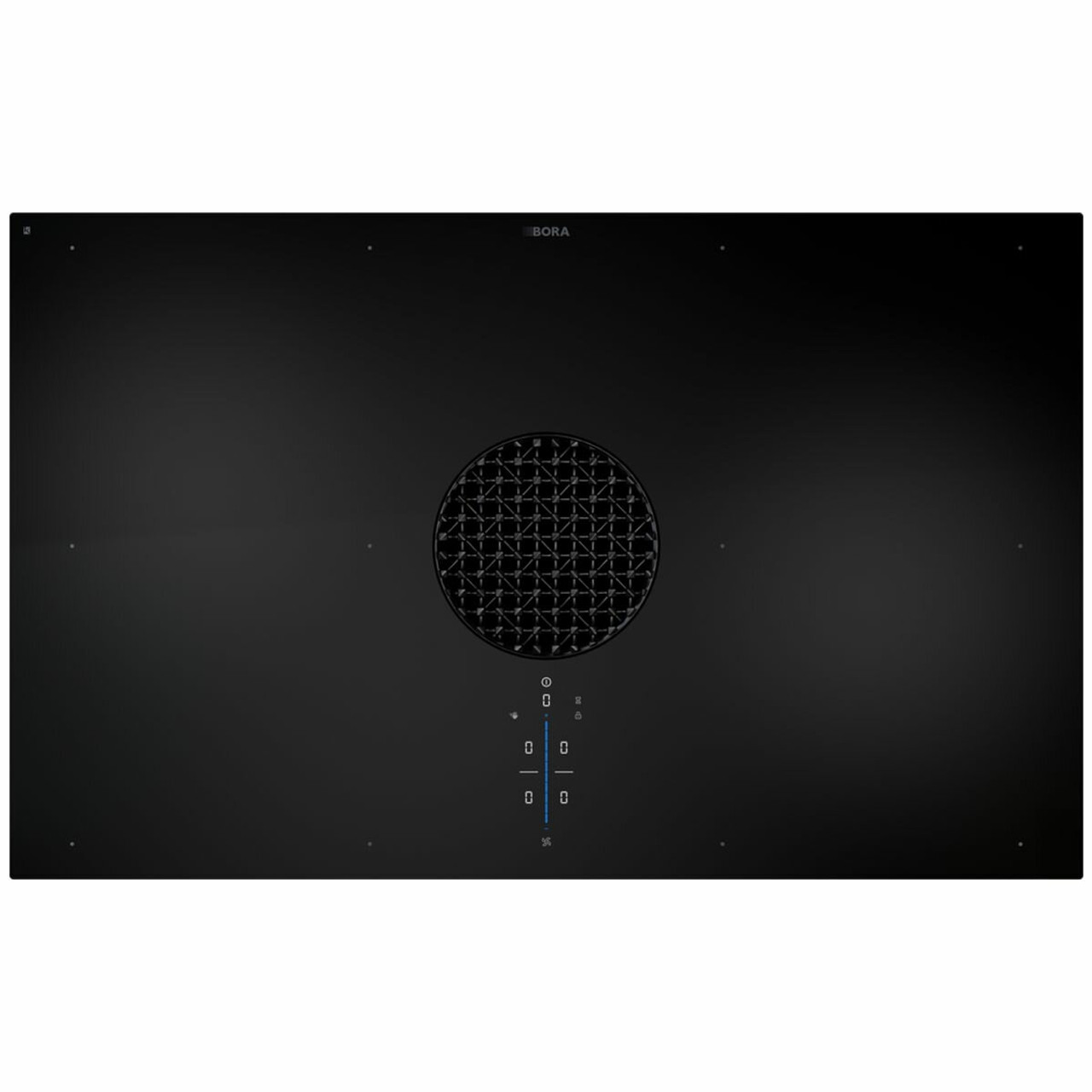 PUXU - 83cm X Pure Induction Cooktop with Integrated Recirculating Ventilation System - Black