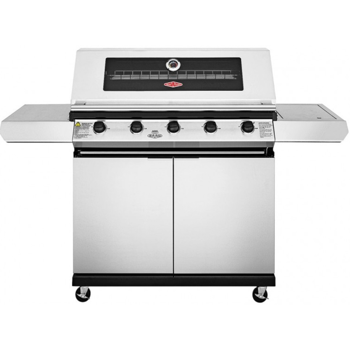 BMG1251SB - 1200 Series 5 Burner BBQ with Side Wok Burner - Stainless Steel