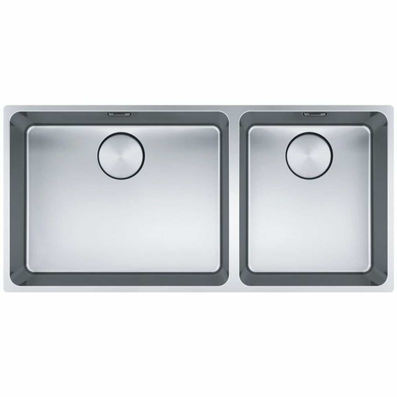 MYX2205034BSBR - MYTHOS Double Bowl 3 Way Installation Sink - Stainless Steel