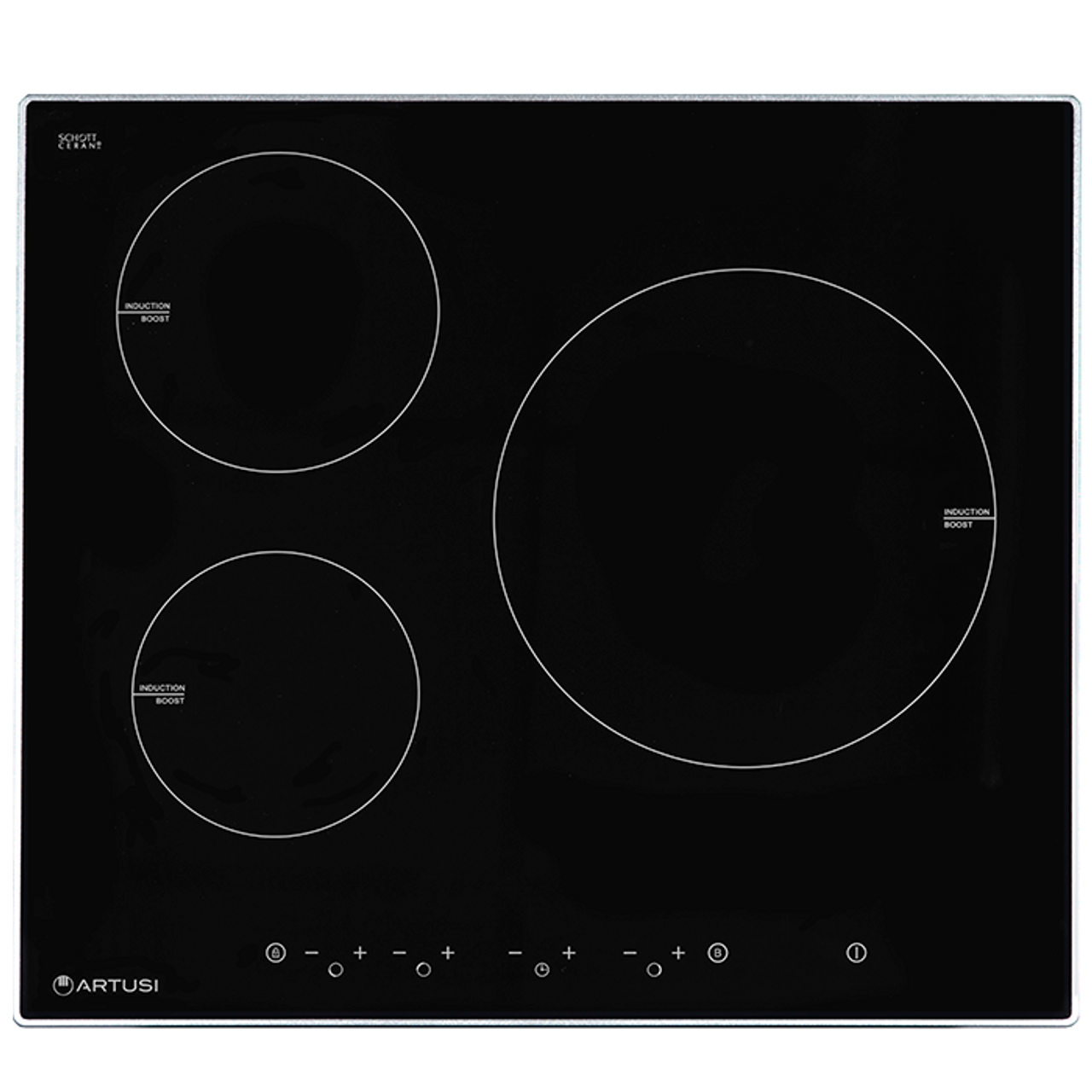 CAID63B - 60cm 3 Zone Induction Cooktop - Black