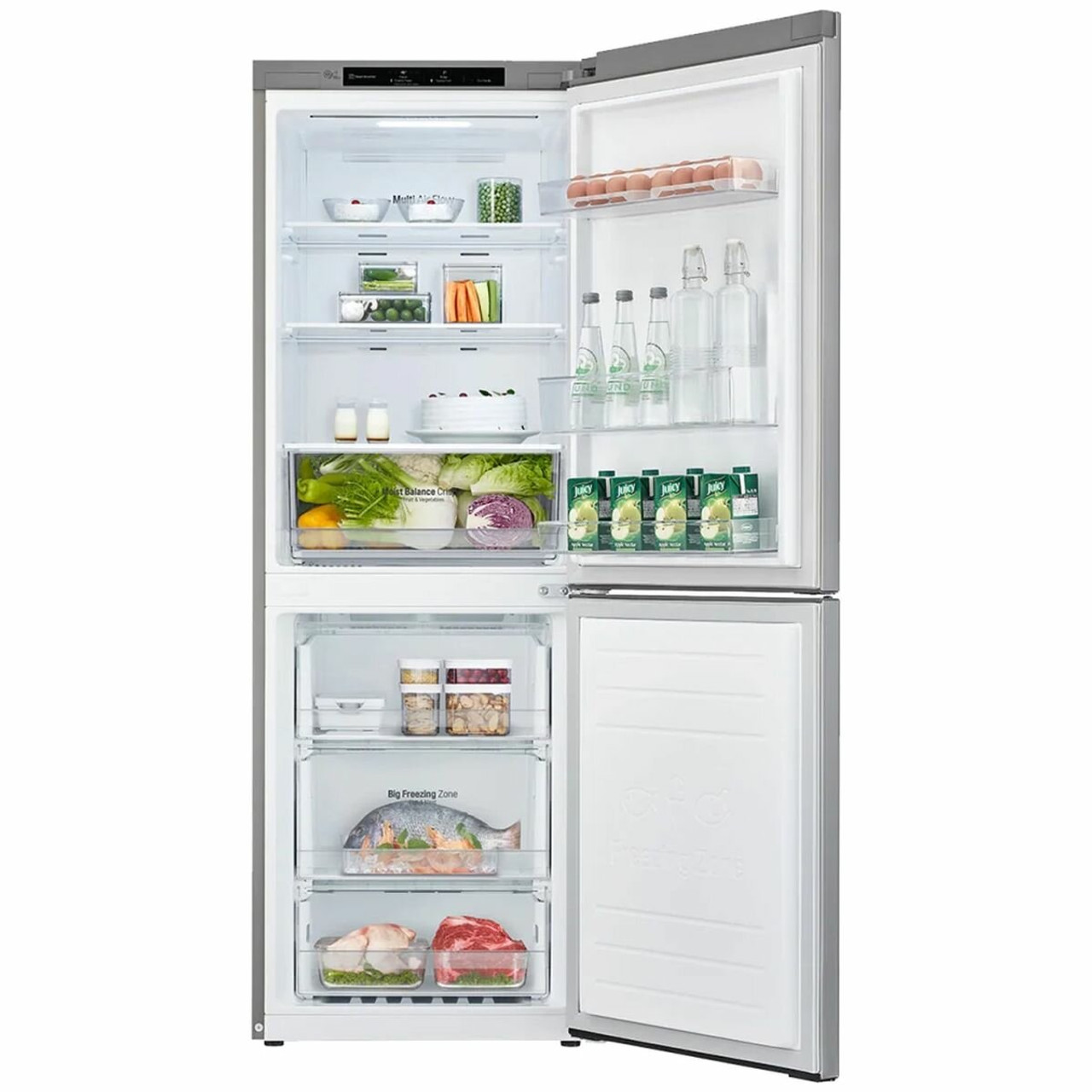 GB335PL - 335L Bottom Mount Fridge with Door Cooling - Stainless Steel