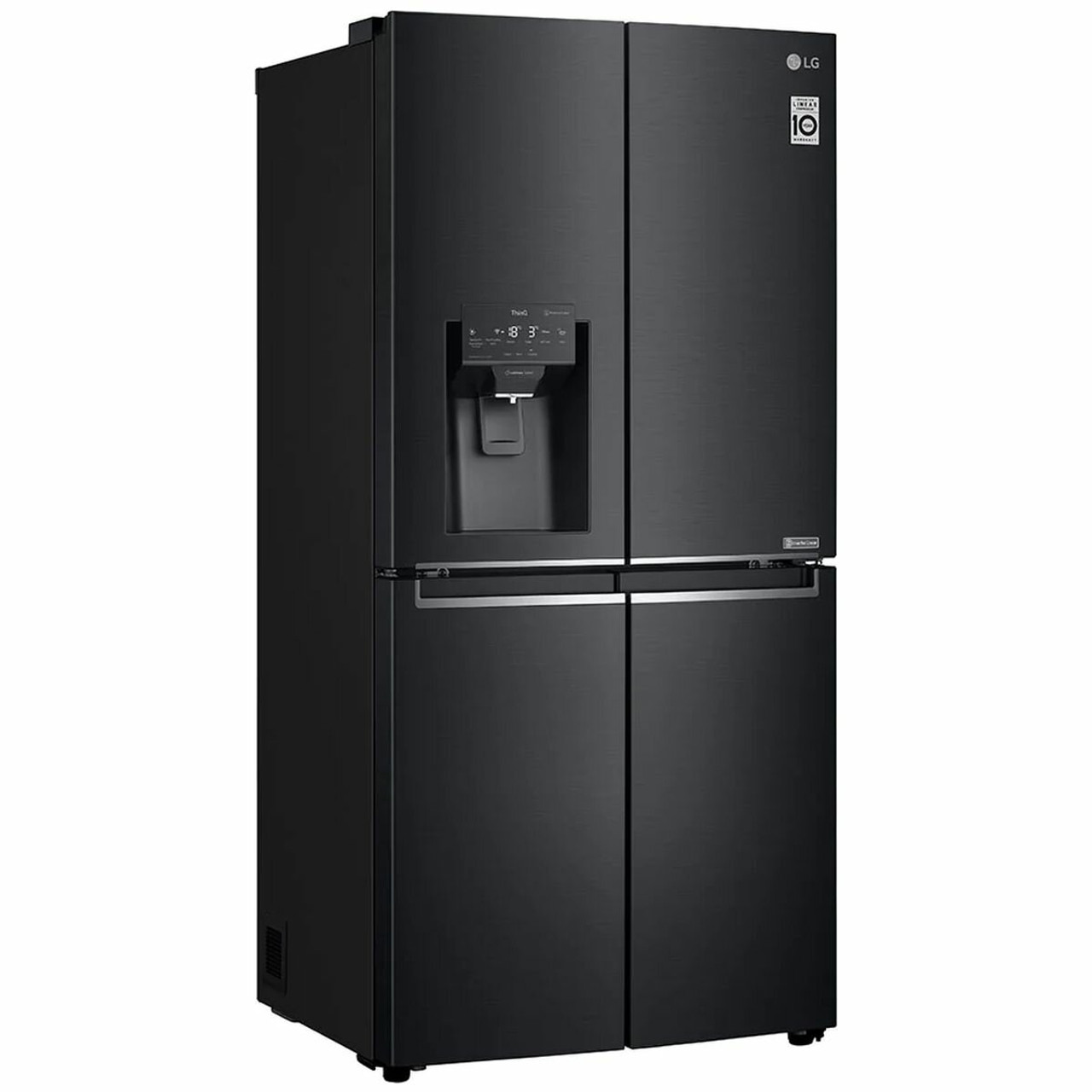 GF-L570MBNL - 570L Slim French Door Fridge with Non Plumbed Ice & Water - Matte Black