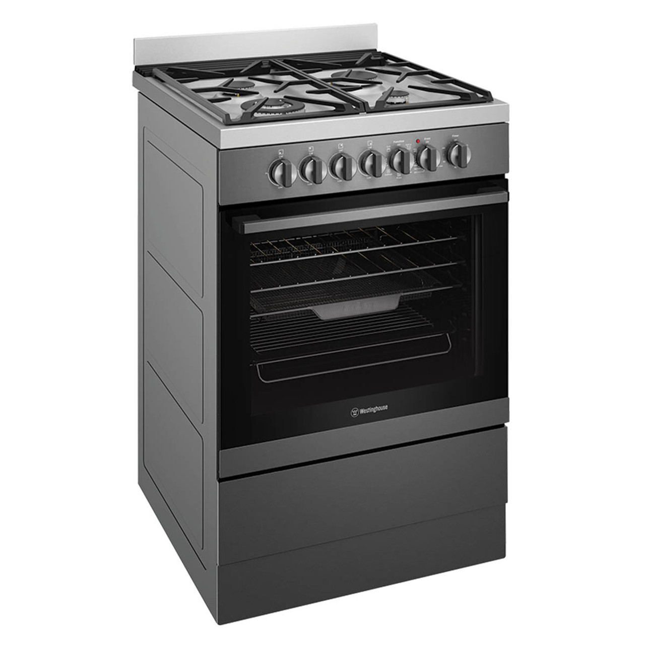 WFE616DSC - 60cm Freestanding Cooker with AirFry and Wok Burner - Dark Stainless Steel