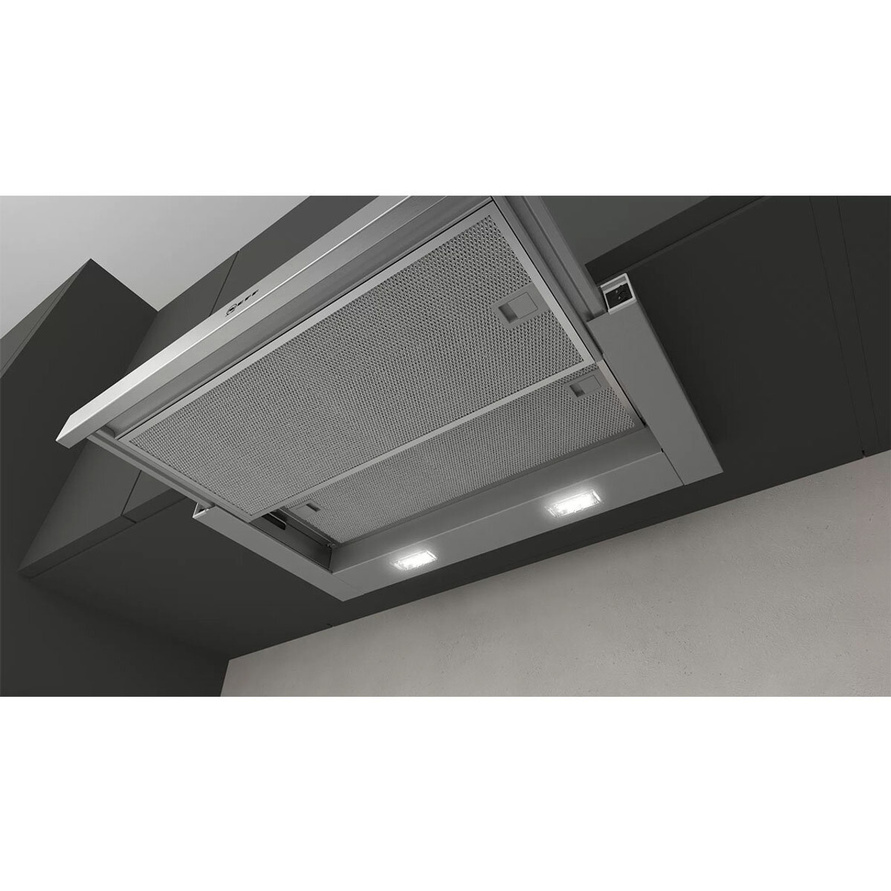 D46BR22N1A - 60cm Slide Out Rangehood - Silver