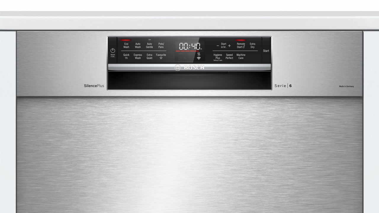 SMU6HAS01A - 60cm Series 6 Built-Under Dishwasher - Stainless Steel