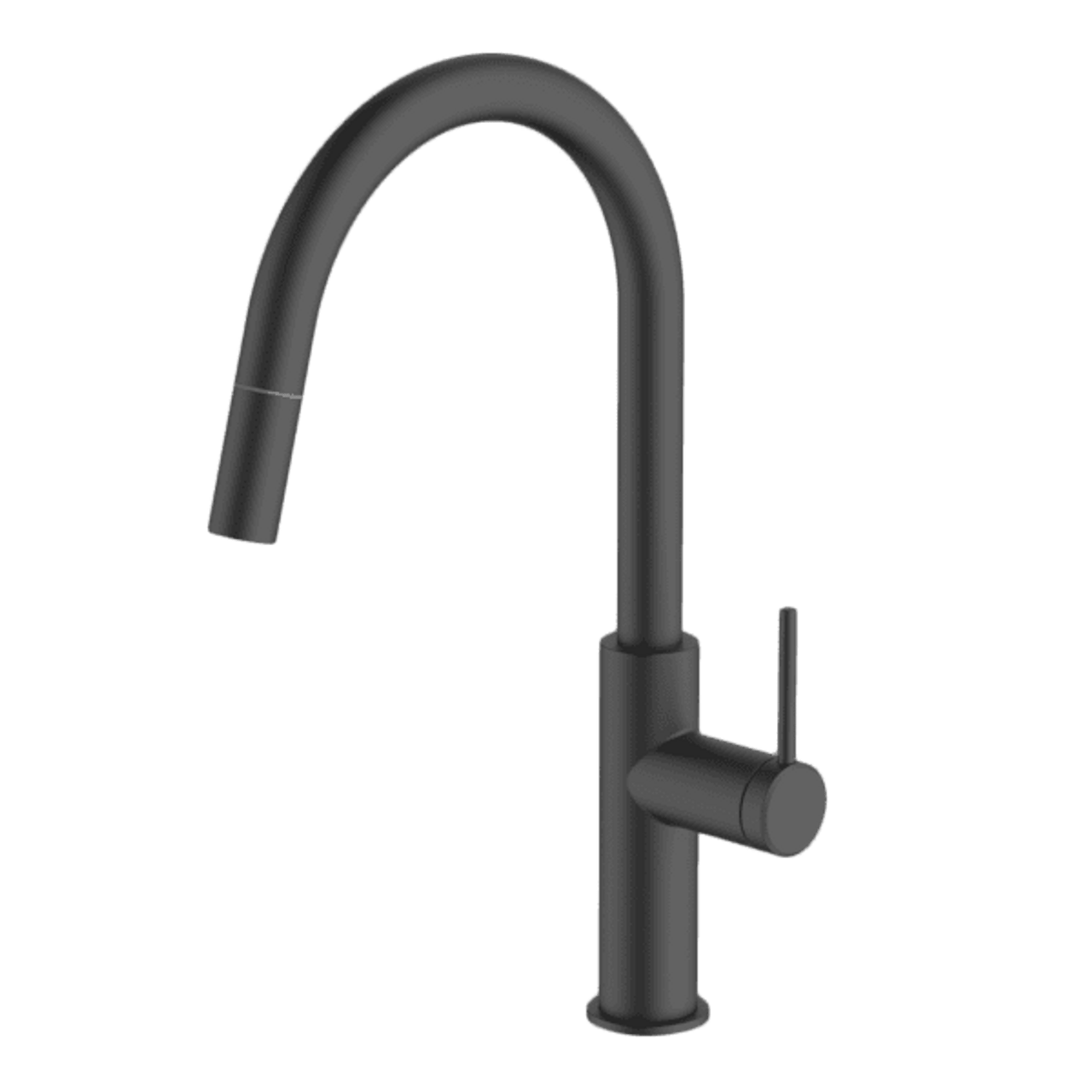 6K1B - Poco Pull Out Kitchen Mixer - Black