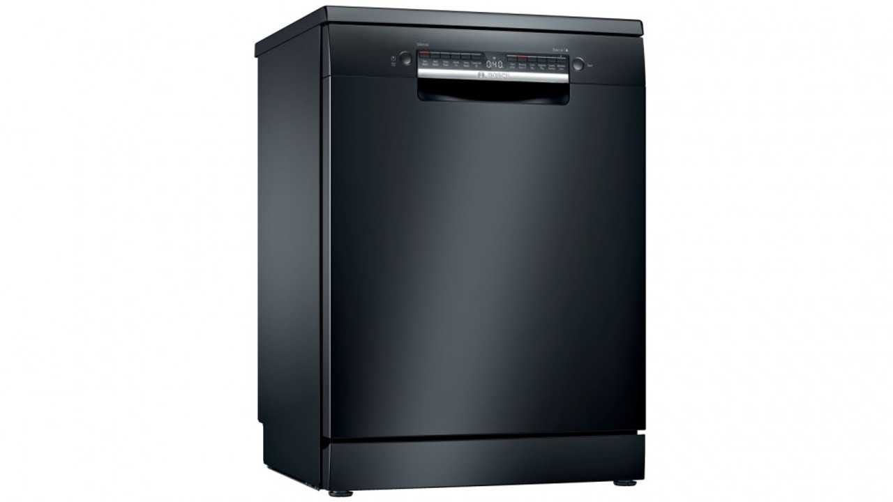 SMS4HVB01A - 60cm Series 4 Freestanding Dishwasher with Home Connect - Black