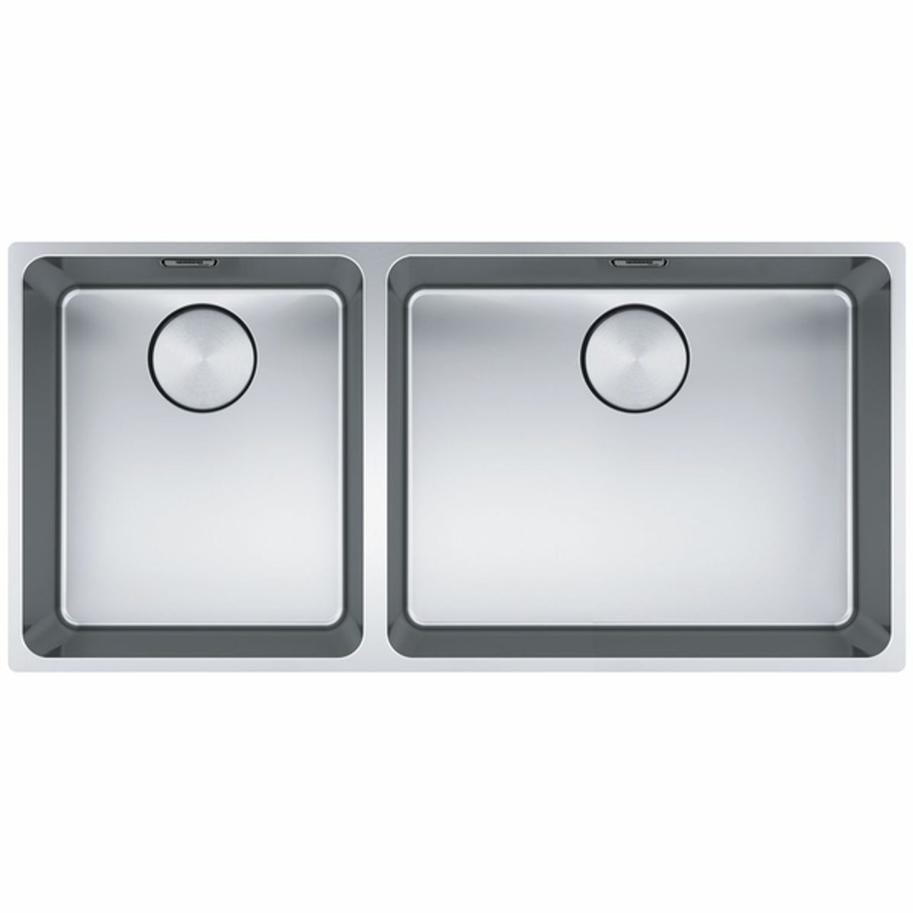 MYX2205034FPCSBL - Franke Mythos Double Bowl 3 Way Installation Sink with Accessories