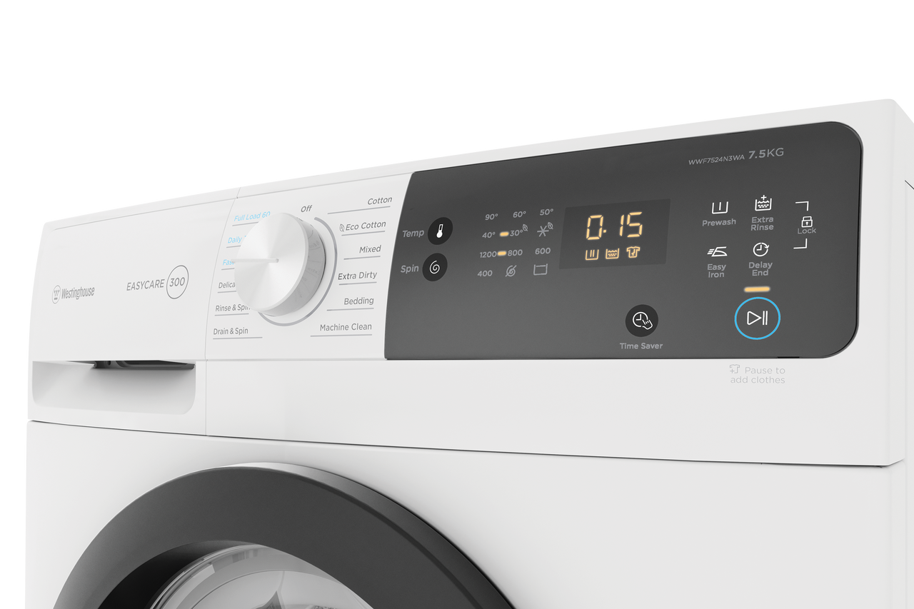 WWF7524N3WA - 7.5kg EasyCare 500S Front Load Washer - White