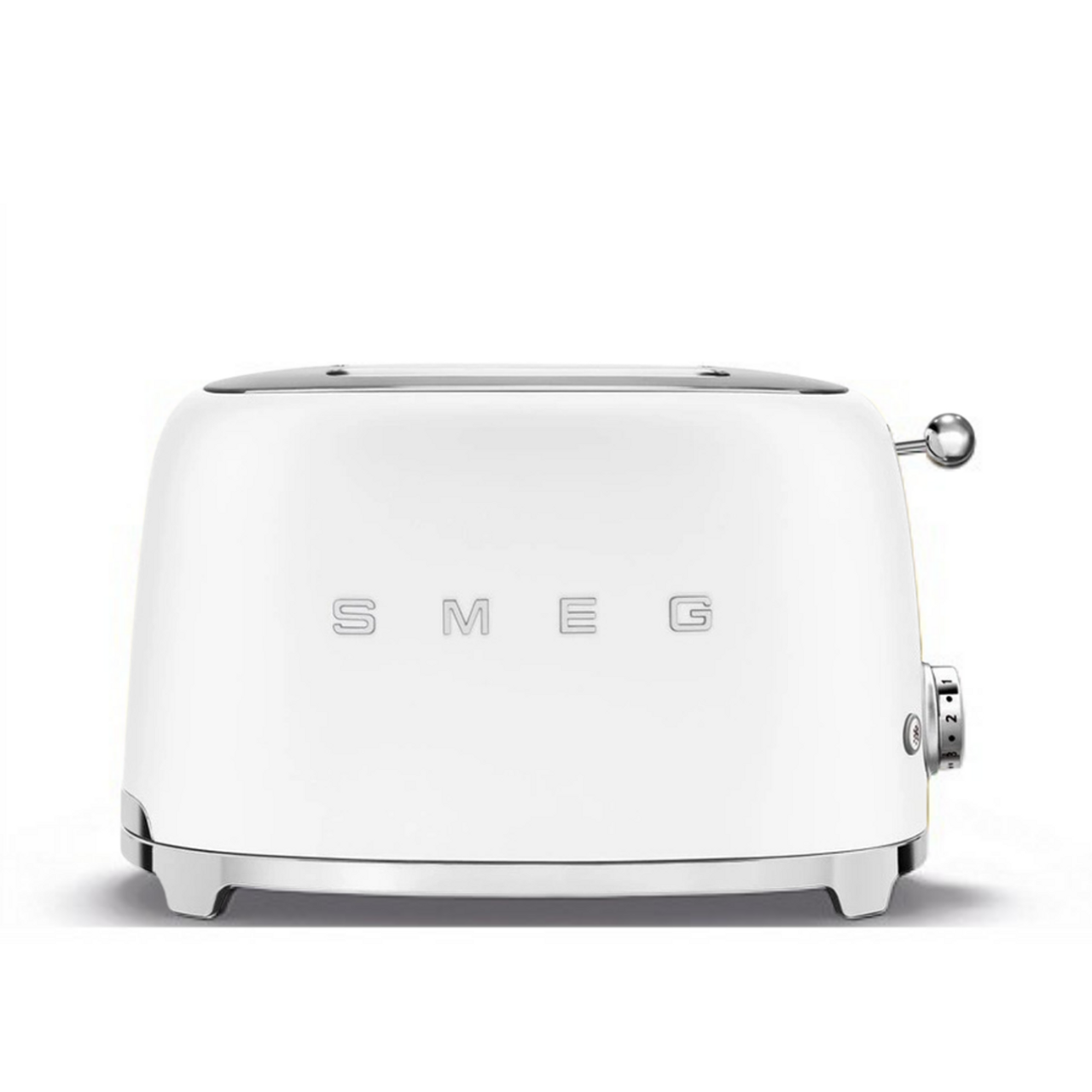 TSF01WHMAU - 2 Slice Toaster, 50's Retro Style Aesthetic, MATTE WHITE