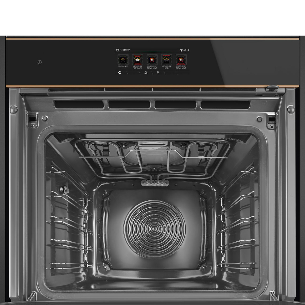 SOA6606APNR - 60cm Dolce Stil Novo Built-in Multifunction Oven - Black