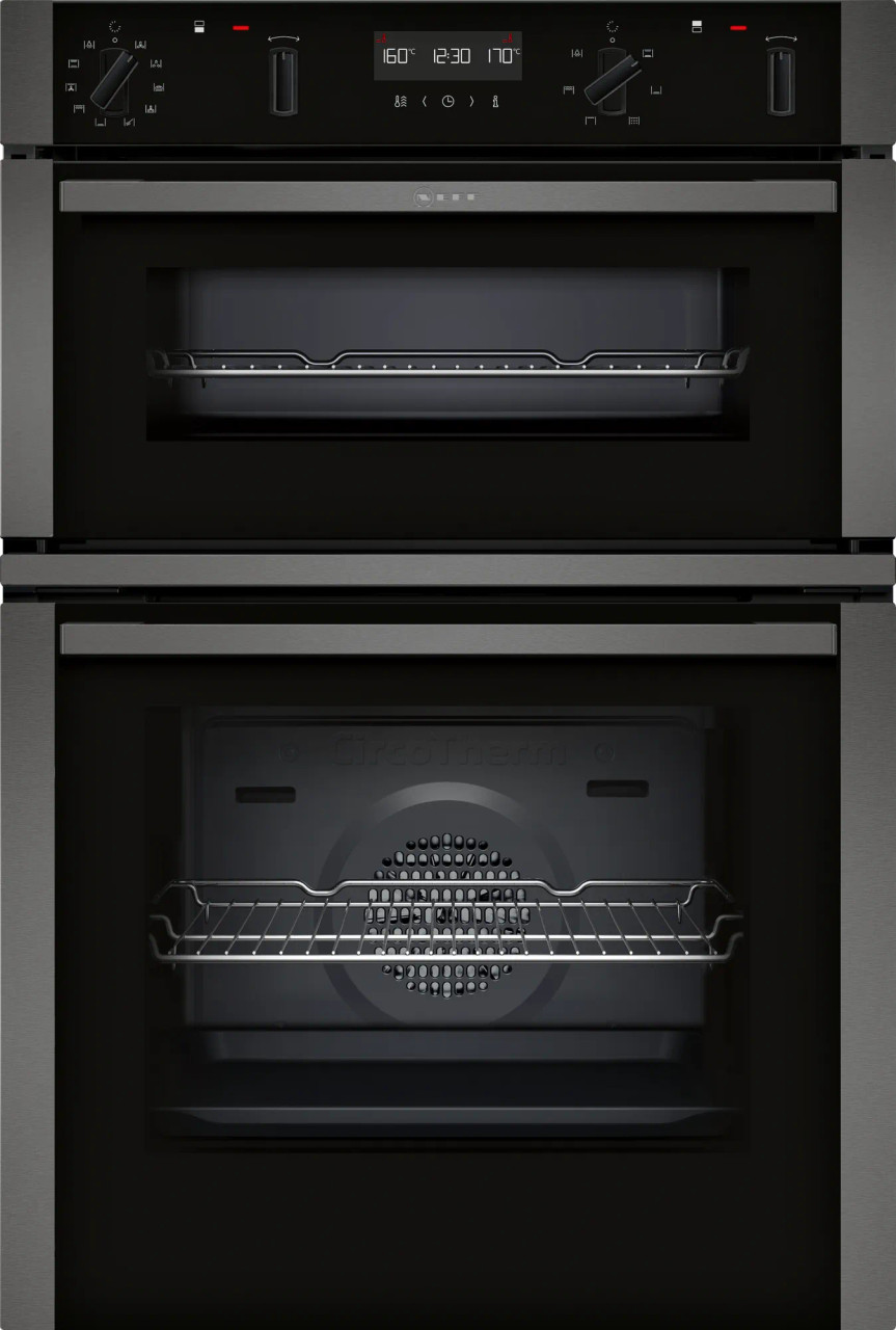 U2ACH7CG0A - 60cm Built-In Double Oven - Graphite Grey