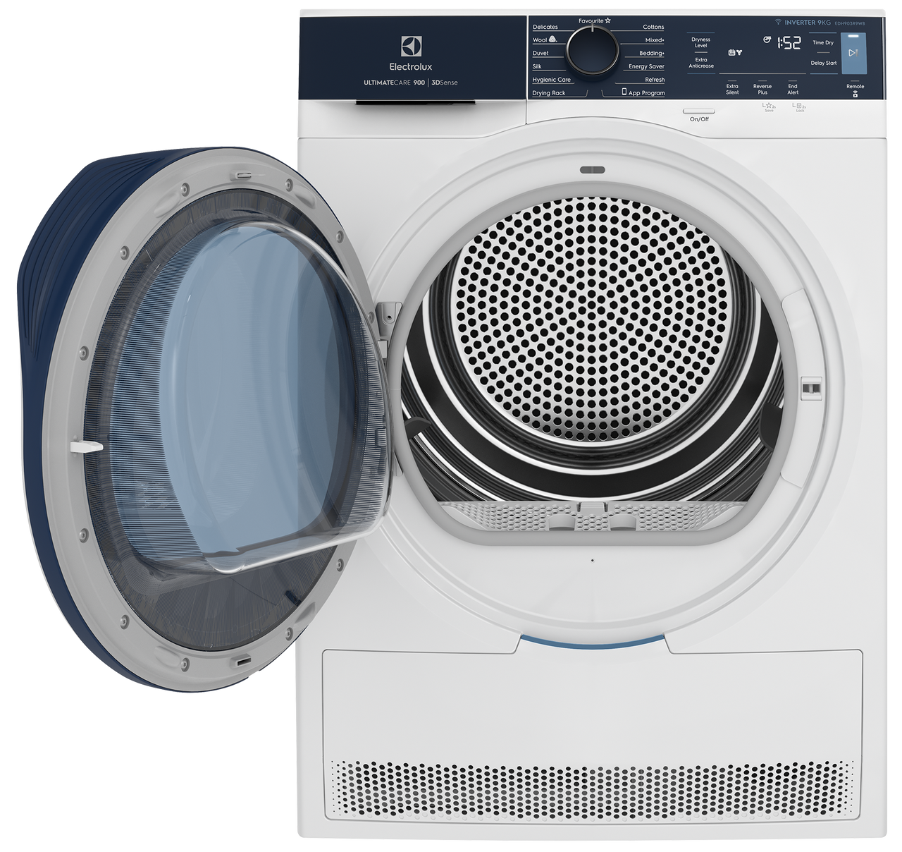 EDH903R9WB - 9kg UltimateCare 900 Heat Pump Dryer - White (Display Unit Only)