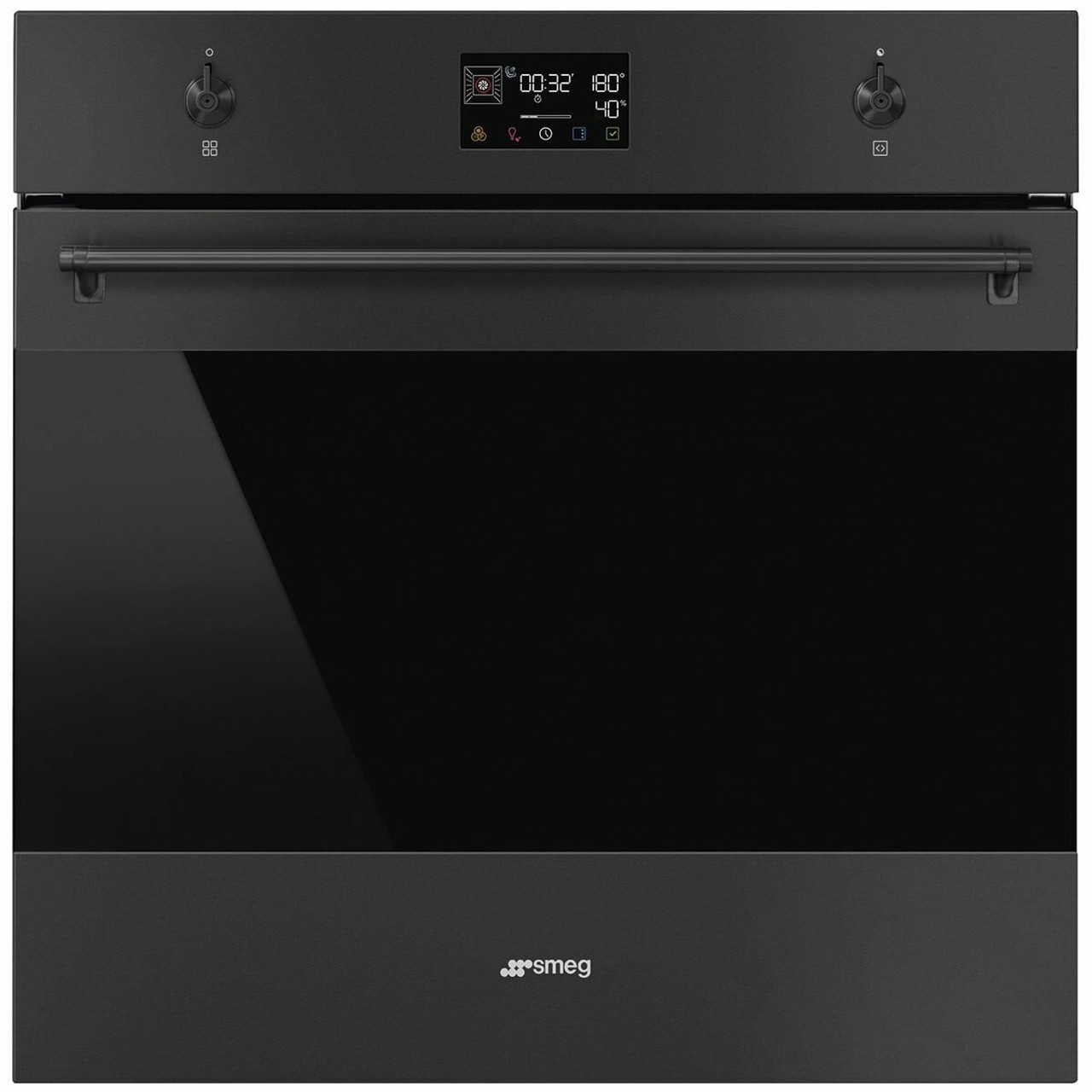 SOPA6302S2PN - 60cm Classic Pyrolytic Steam Oven with Probe - Matte Black