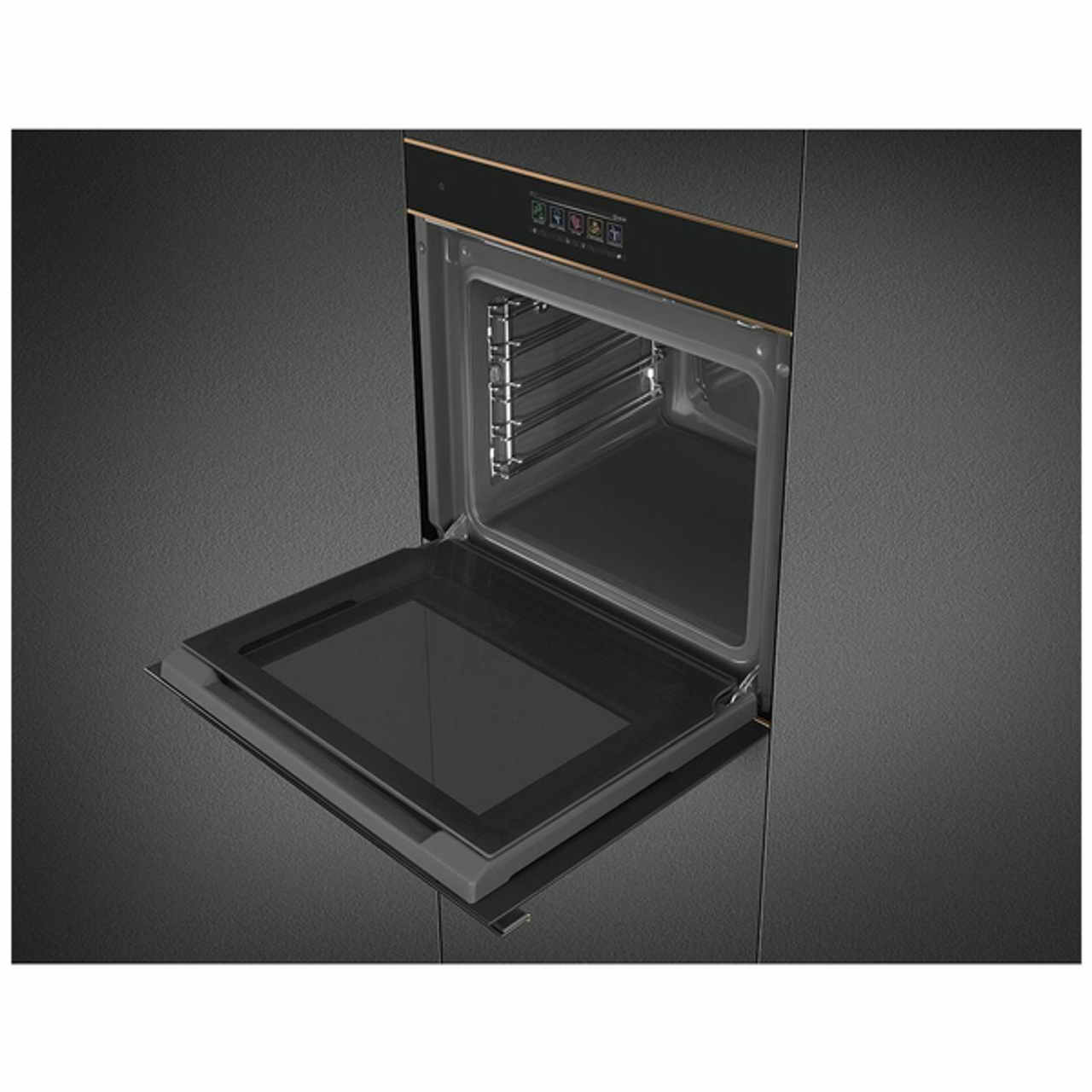 SOA6606S4PNR - 60cm Dolce Stil Novo Steam 100 Pro Oven - Black