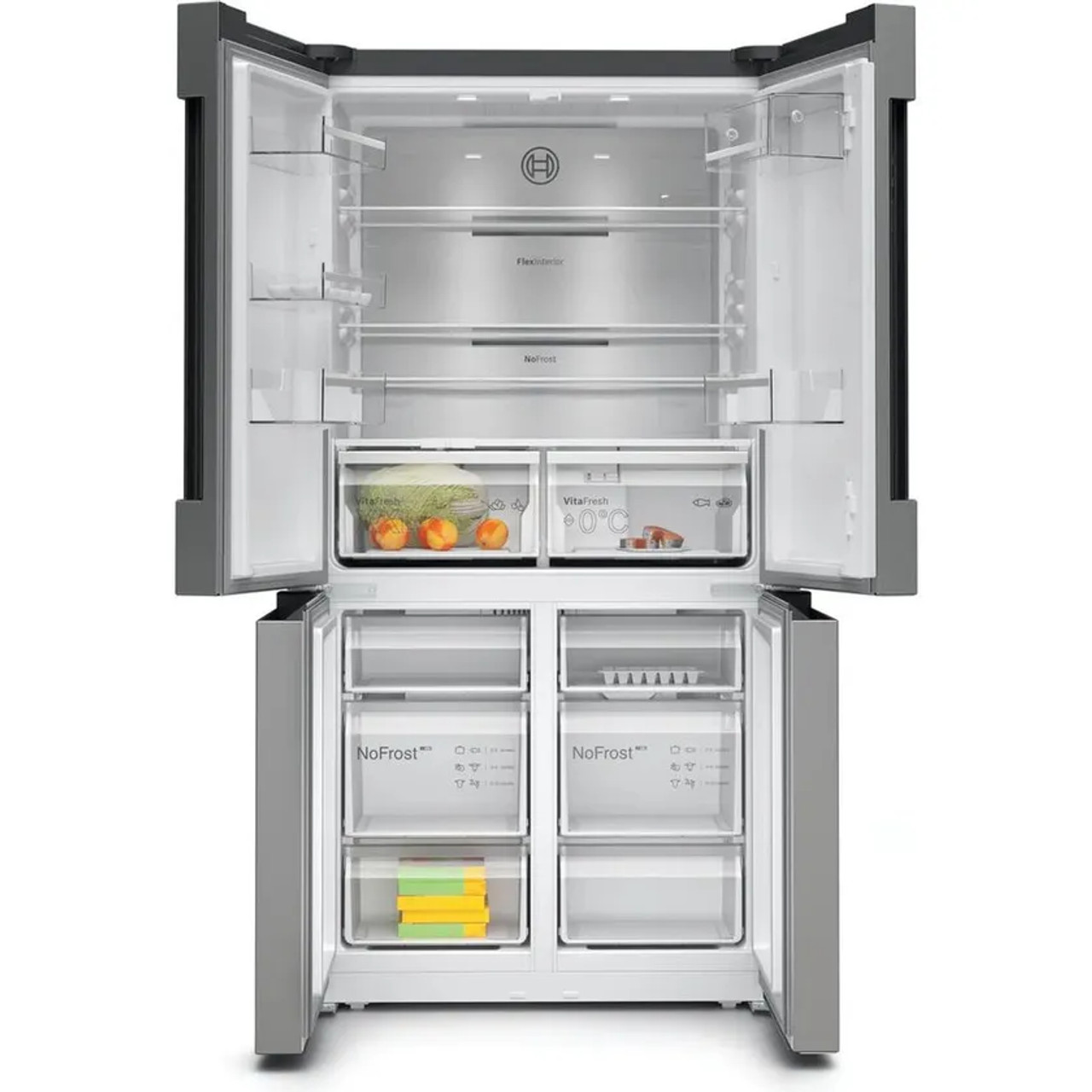 KFN96APEAA - 605L French Quad Door Refrigerator - Stainless Steel