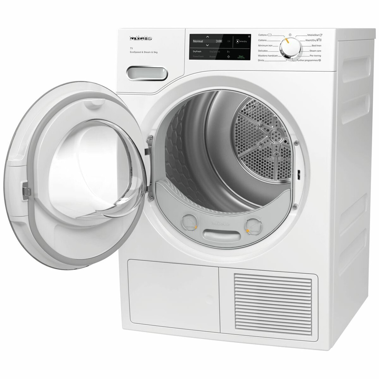 TWL780WP - 9kg Heat Pump Dryer Eco Speed & Steam - White