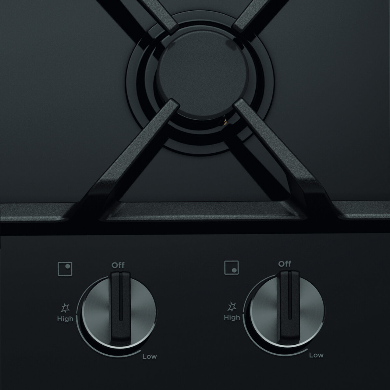 WHG639BD - 60cm 3 Burner Gas Cooktop - Black