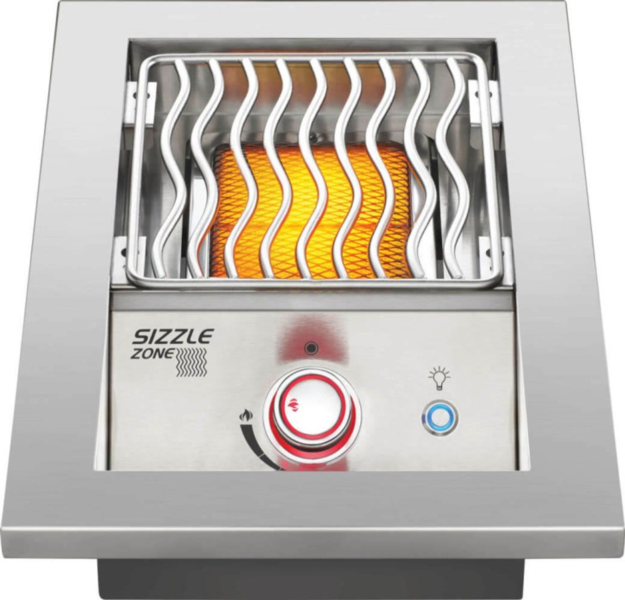 BIB10IRPSSAU - Built-In 700 Series Single Infrared Burner with Stainless Steel Cover - Stainless Steel