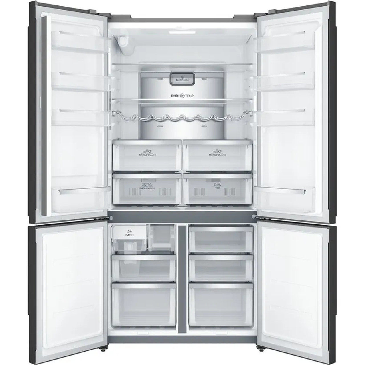 EQE5657BA - 562L Quad Door Fridge - Black