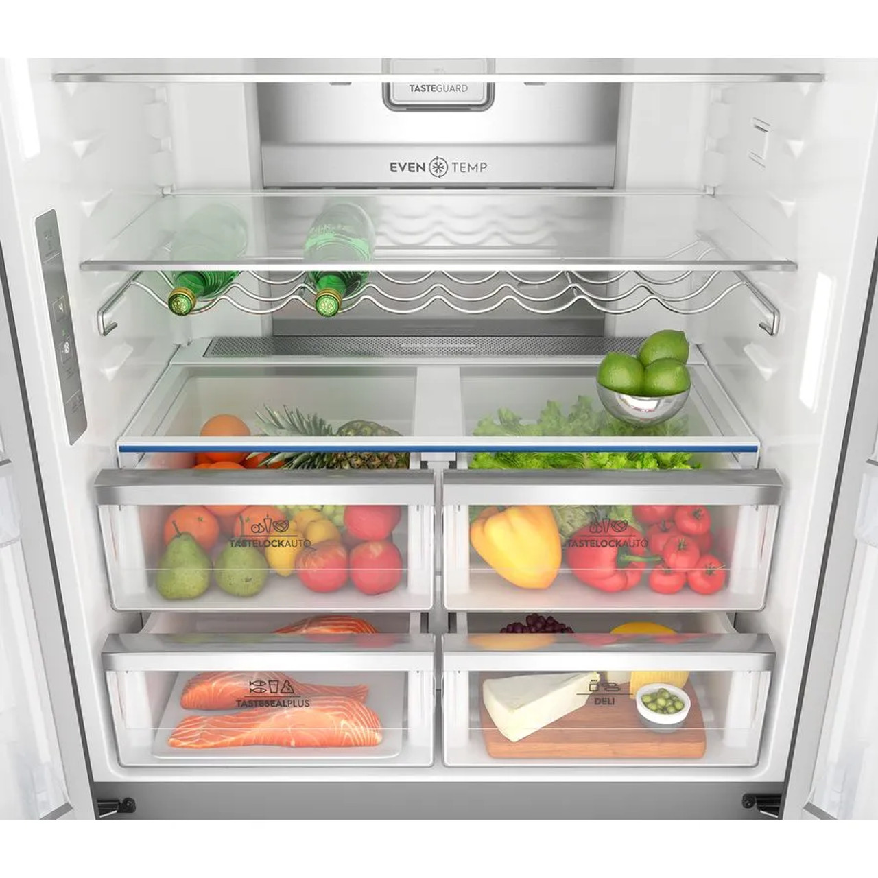 EQE5607BA - 562L Quad Door Fridge - Black