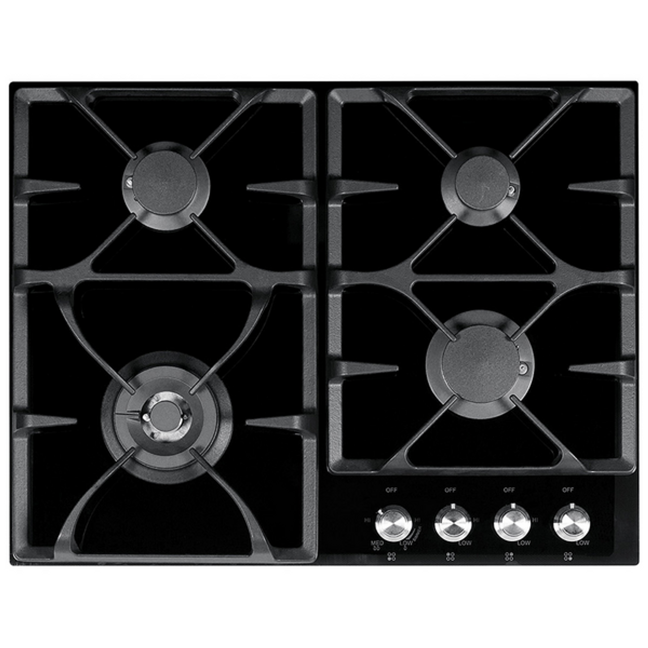 FIG604B1L - 66cm Professional Series LPG Gas Cooktop - Black