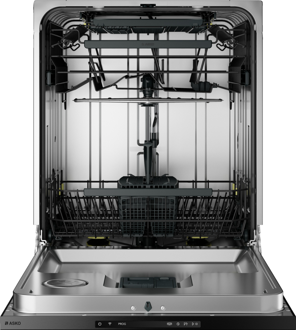 DBI565IKBS - 82cm XL Logic Built in Dishwasher - Black Steel