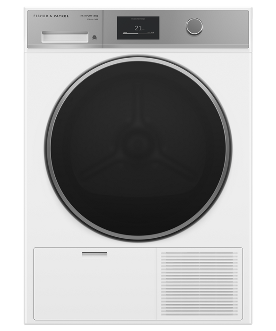 DH9060H1 – 9kg Heat Pump Dryer, Steam Care - White