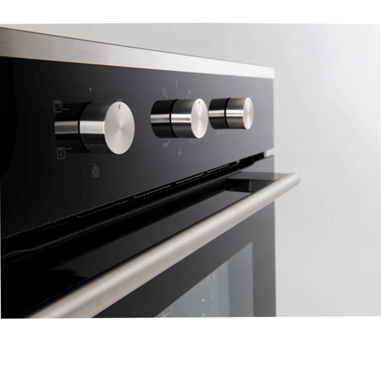 EO604SX - 60cm Built-in Oven - Stainless Steel with Black Glass