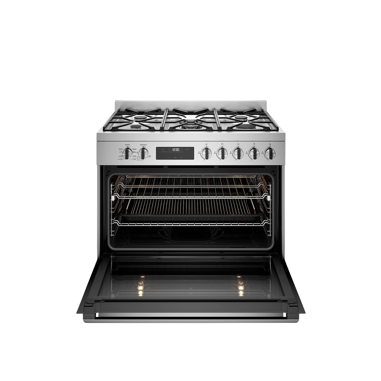 WFE9516DD – 90cm Dual Fuel Freestanding Cooker with AirFry – Dark Stainless Steel