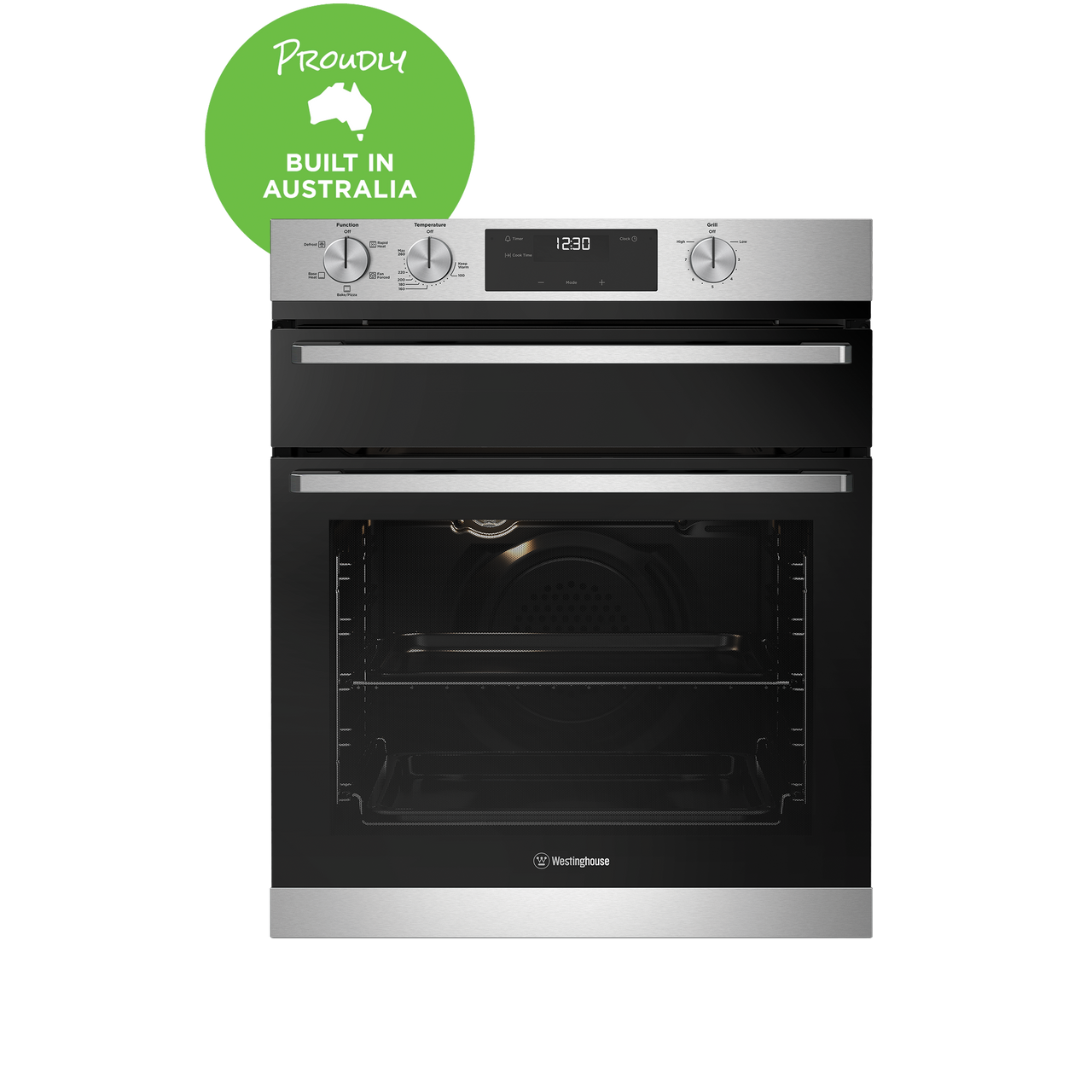 WVE6555SD – 60cm Multi-Function Oven with Separate Grill – Stainless Steel