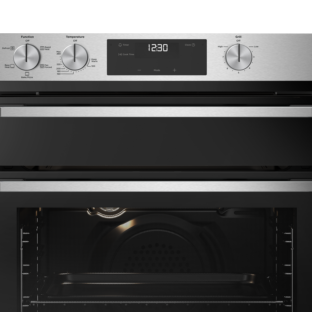 WVE6555SD – 60cm Multi-Function Oven with Separate Grill – Stainless Steel