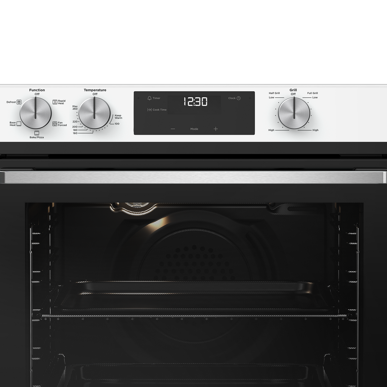 WVE6565WD – 60cm Multi-Function Oven with Separate Grill –  White